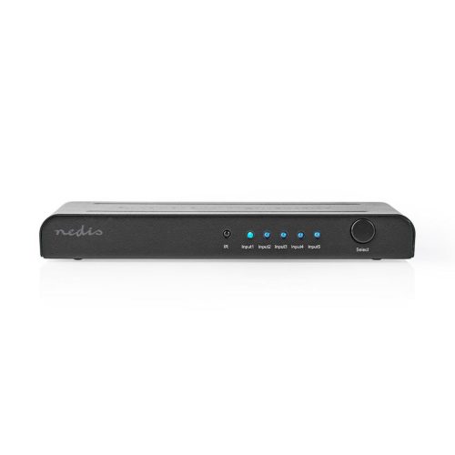  Nedis 5 portos HDMI kapcsoló fekete (VSWI3475AT) 