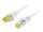  Lanberg CAT6A S/FTP LSZH CU kábel 0.5m szürke (PCF6A-10CU-0050-S) 