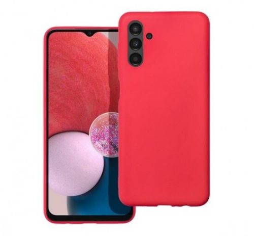  Forcell Soft Samsung Galaxy A13 4G szilikon hátlap tok, piros (65139) 
