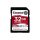  32GB SDHC Kingston Canvas React Plus CL10 UHS-II U3 V90 memóriakártya (SDR2/32GB) 