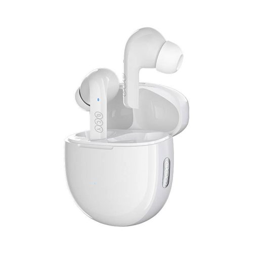  QCY T18 TWS Bluetooth mikrofonos fülhallgató fehér 