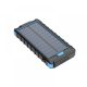  Cellect Solar Power Bank 10000mAh fekete-kék (CEL-PBANKMQP32B-BKBL) 