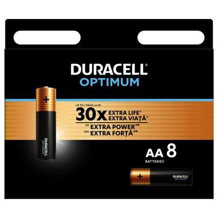  Duracell Optimum ceruzaelem AA 8db (10PP110017) 