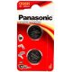  Panasonic CR2025 3V lítium gombelem (2db/csomag) (CR-2025EL/2B) 