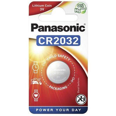  Panasonic CR2032 3V lítium gombelem (1db/csomag) (CR-2032EL/1B) 