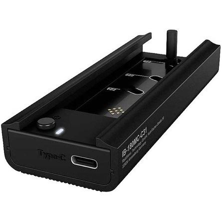 RaidSonic ICY BOX IB-180MC-C31 külső M.2 NVMe/SATA SSD ház fekete 