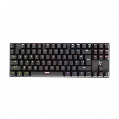  White Shark GK-2106B/BL-HU COMMANDOS Gaming Blue Switch billentyűzet fekete 