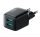  JOYROOM hálózati töltő 2 USB aljzat (5V / 2400 mA, gyorstöltés támogatás) FEKETE (L-2A121_B) 