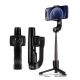  SPIGEN S610W állvány (Bluetooth vezerlő gomb, selfiebot, 50cm magas, 90°-ban forgatható, gimbal mód) FEKETE (S610W) 