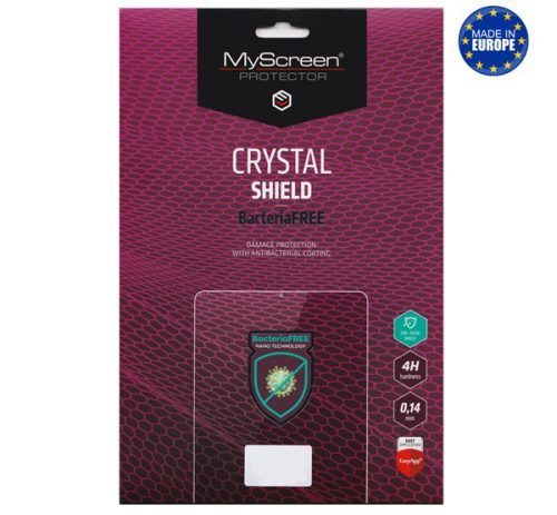  MYSCREEN CRYSTAL BacteriaFREE képernyővédő fólia (antibakteriális, 4H, NEM íves) ÁTLÁTSZÓ [Lenovo Tab P11 Pro (TB-J706F)] 