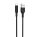  HOCO X25 adatkábel és töltő (USB - Type-C, gyorstöltés támogatás, 100cm) FEKETE (X25_TYPE_1M_B) 