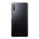  SAMSUNG műanyag telefonvédő (ultravékony, gyémánt minta) FEKETE [Samsung Galaxy A7 (2018) SM-A750F] 