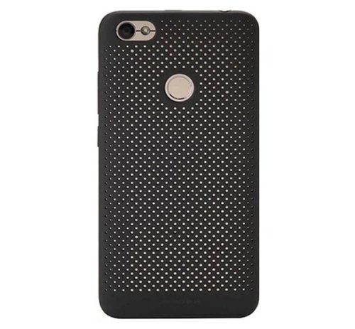  XIAOMI műanyag telefonvédő (lyukacsos) FEKETE [Xiaomi Redmi Note 5A] 