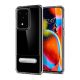  SPIGEN SLIM ARMOR ESENTIAL S szilikon telefonvédő (közepesen ütésálló, műanyag hátlap, kitámasztó) ÁTLÁTSZÓ [Samsung Galaxy S20 Ultra ... 