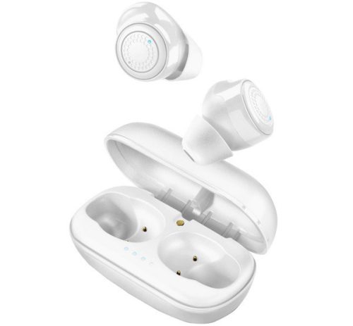  CELLULARLINE PETIT bluetooth fülhallgató SZTEREO (v5.0, TWS, extra mini, mikrofon, aktív zajszűrő + töltőtok) FEHÉR (BTPETITTWSW) 