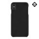  CASE-MATE BARELY THERE műanyag telefonvédő (ultravékony, valódi bőr hátlap) FEKETE [Apple iPhone XS Max 6.5] 