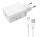  Xiaomi USB-A hálózati töltő 22.5W + USB-A - USB-C kábel fehér "Gigapack csomagolás" (MDY-11-EP / LB4173U0324503(D)) 