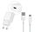  HUAWEI hálózati töltő USB aljzat (5V / 2000mA, 10W, gyorstöltés támogatás + PY0857 microUSB kábel) FEHÉR (AP81 / HW-050200E01 / ... 