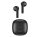  USAMS IA04 bluetooth fülhallgató SZTEREO (v5.0, TWS, mikrofon, zenehallgatáshoz ajánlott + töltőtok) FEKETE (IA04_B) 
