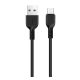  HOCO X20 adatátvitel adatkábel és töltő (USB - Type-C, gyorstöltés támogatás, 200cm, törésgátló) FEKETE (X20_TYPE-C_2M_B) 