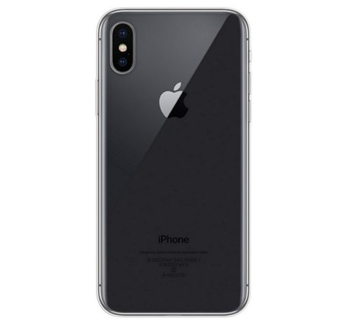  4-OK szilikon telefonvédő (ultravékony) ÁTLÁTSZÓ [Apple iPhone XS Max 6.5] 