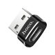  HOCO UA6 adapter (Type-C, - USB, töltéshez, adatátvitelhez) FEKETE (UA6) 