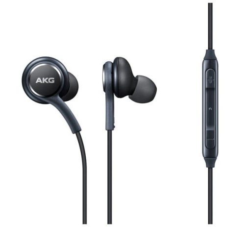 SAMSUNG fülhallgató SZTEREO (3.5mm jack, felvevő gomb, hangerő szabályzó, 2 pár fülgumi, Tuned by AKG) FEKETE (EO-IG955BSEGWW / RYBK1) 