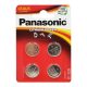  PANASONIC gombelem (CR2025, 3V, lítium) 4db / csomag (CR2025EL-4B) 