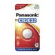  PANASONIC gombelem (CR2032, 3V, lítium) 1db /csomag (CR2032-1B-PAN / CR-2032EL/1B) 