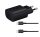  Samsung hálózati töltő USB-C aljzat + EP-DG980BBE USB-C kábel fekete "Gigapack csomagolás" (EP-TA800EBE / EP-DG980BBE) 