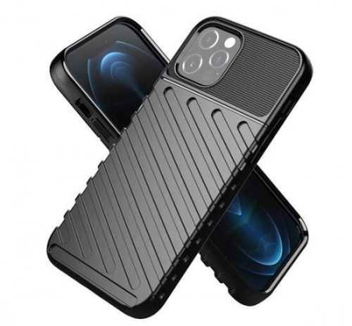  Forcell Thunder Apple iPhone 13 Pro hátlap tok fekete (67788) 