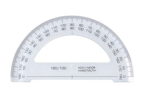  KOH-I-NOOR műanyag szögmérő (7250066000 / TKOH746168) 