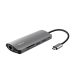  Trust 23775 Dalyx USB-C univerzális notebook dokkoló szürke 