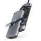  Axagon HMC-6M2 SuperSpeed USB-C combo 6in1 hub ezüst-fekete 