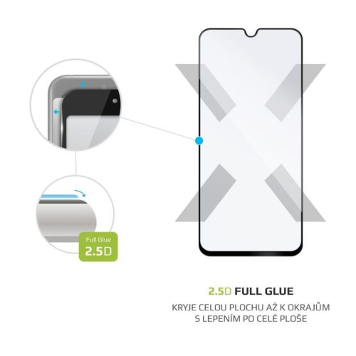  FIXED Samsung Galaxy A40 teljes kijelzős üvegfólia fekete (FIXGFA-400-BK) 