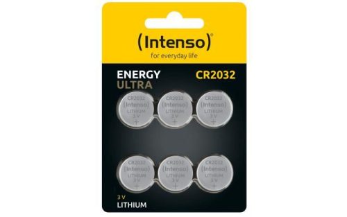  Intenso CR2032 Energy Ultra Lítium gombelem (6db/csomag) (7502436) 