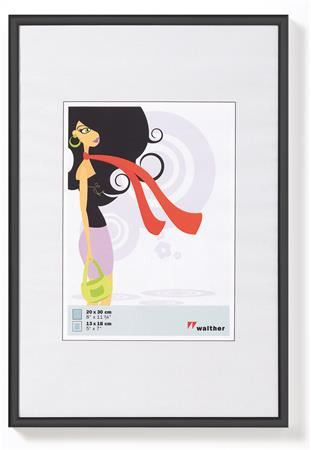  New Lifestyle képkeret műanyag 20x30cm fekete (690-KV030B) 