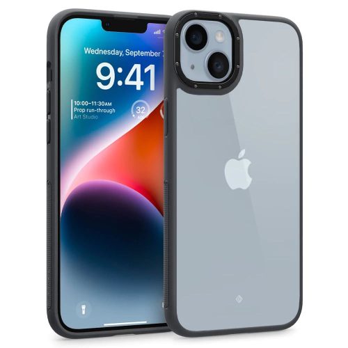  Caseology Skyfall Apple iPhone 14 Plus tok átlátszó-matt fekete (ACS04924) 