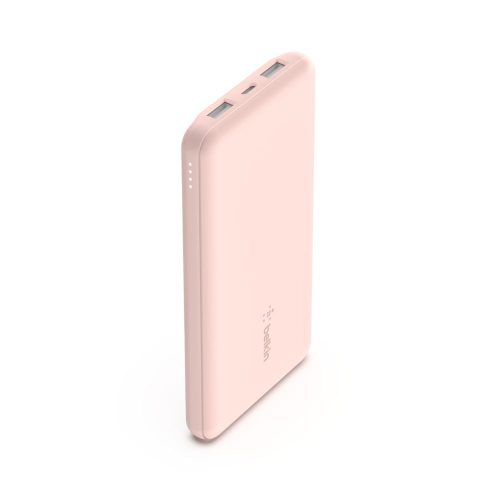  Belkin Boost Charge Power Bank 10000mAh USB-A - USB-C kábellel rózsaszín (BPB011btRG) 