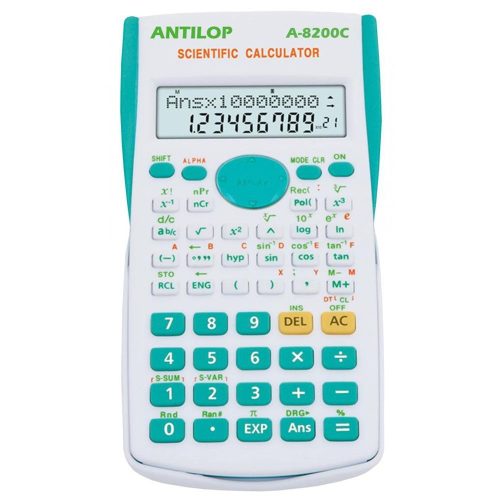  Antilop A-8200C tudományos számológép türkiz 