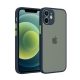  Cellect iPhone SE 2022/2020/8/7 műanyag tok kék zöld (CEL-MATT-IPHSE22-BLG) 