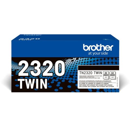  Brother TN2320TWIN toner fekete 