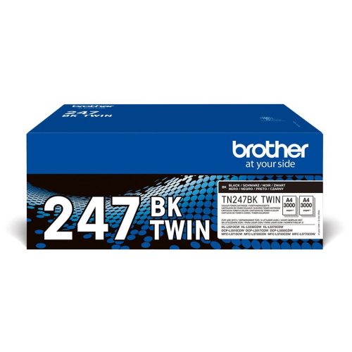  Brother TN247BKTWIN fekete toner 