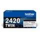  Brother TN2420TWIN fekete toner 