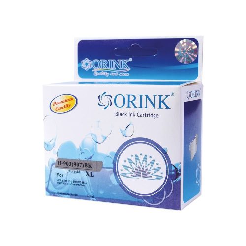  Orink utángyártott HP 903XL/T6M15AE tintapatron fekete (HPO903XLBK) 