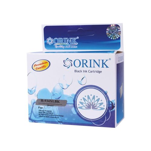  Orink utángyártott HP 934XL/C2P23AE tintapatron fekete (HPO934XLBK) 