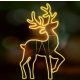  Somogyi NEON 4 LED-es neon light figura, szarvas 