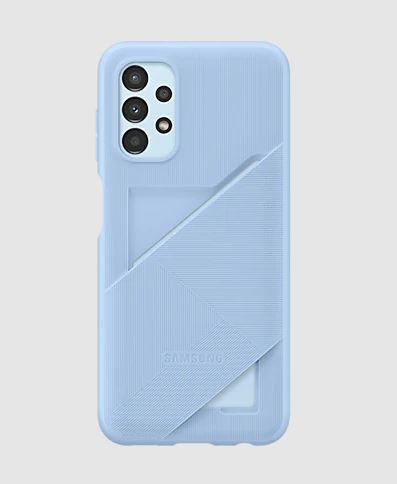  Samsung A23 5G kártyatartós hátlap tok világos kék (OSAM-EF-OA235TLEG) 