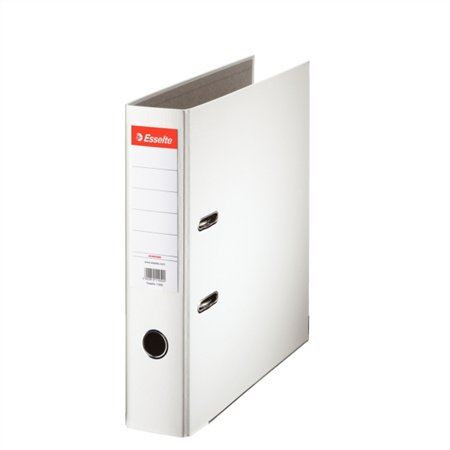  Estelle Economy Iratrendező 75 mm A4 PP/karton élvédő sínnel fehér (11250) 