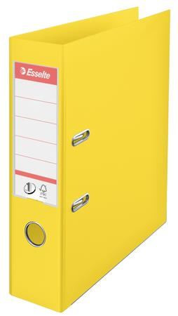  ESSELTE Standard Vivida Iratrendező 75 mm A4 PP élvédő sínnel  sárga (624070) 